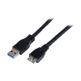 Cable USB a Micro USB Startech USB3CAUB1M Negro