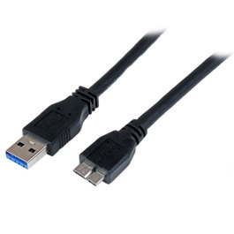 StarTech.com Cable Certificado USB 3.0 SuperSpeed USB A a Micro-B 5 Gbps 1 m Negro - Certificación USB-IF