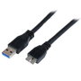 StarTech.com Cable Certificado USB 3.0 SuperSpeed USB A a Micro-B 5 Gbps 1 m Negro - Certificación USB-IF