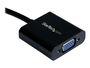 Startech Adaptador Conversor de Video HDMI a VGA HD15, Activo Full HD 1080p 60Hz, Cable 24.5 cm, Plug and Play, Negro - Ref. StarTech.com