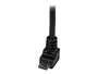 StarTech Cable USB A a Micro USB B 2 metros, Angulado 90° hacia abajo, USB 2.0, Conectores Niquelados, 28 AWG
