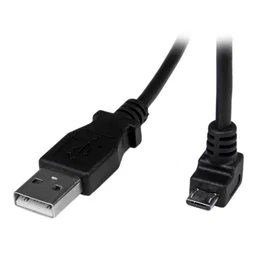 StarTech.com Cable Adaptador 2m USB A Macho a Micro USB B Macho Acodado en Ángulo hacia Abajo