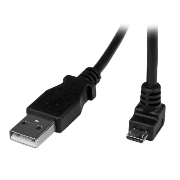 StarTech.com Cable Adaptador 2m USB A Macho a Micro USB B Macho Acodado en Ángulo hacia Abajo StarTech.com Cable Adaptador 2m USB A Macho a Micro USB B Macho Acodado en Ángulo hacia Abajo