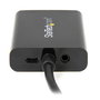 StarTech Adaptador HDMI a VGA con Audio Jack 3.5 mm (1080p, 25 cm) - Conversor Activo - 3 Años de Garantía