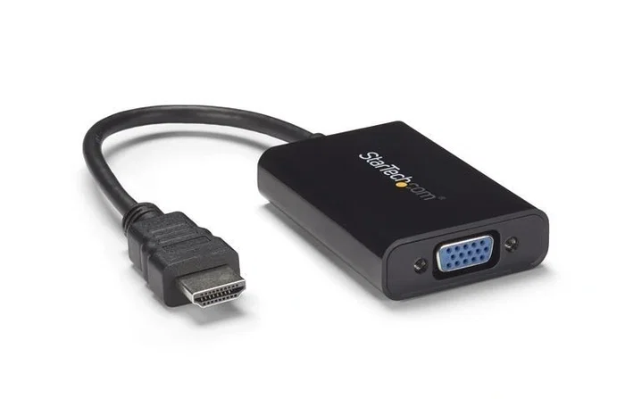 StarTech.com Adaptador Conversor de Vídeo y Audio HDMI a VGA con Audio de 3,5 mm y Micro-USB, Negro StarTech.com Adaptador Conversor de Vídeo y Audio HDMI a VGA con Audio de 3,5 mm y Micro-USB, Negro
