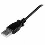 StarTech.com Cable USB A a Micro USB B de 1 m en ángulo superior, Negro