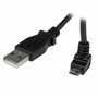 StarTech.com Cable USB A a Micro USB B de 1 m en ángulo superior, Negro