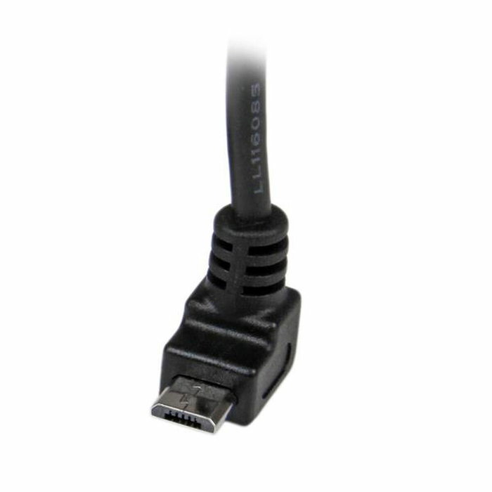 StarTech.com Cable USB A a Micro USB B de 1 m en ángulo superior, Negro