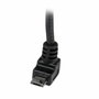 StarTech.com Cable USB A a Micro USB B de 1 m en ángulo superior, Negro