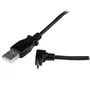 StarTech.com Cable USB 2.0 A a Micro USB B Acodado 1m Negro