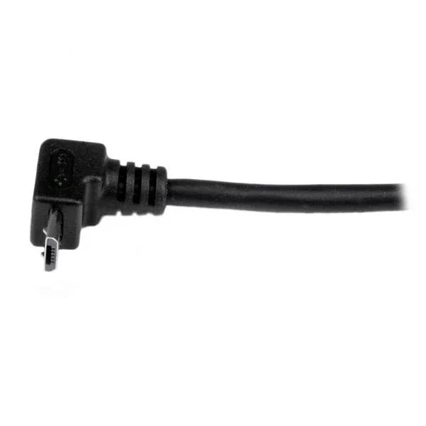 StarTech.com Cable USB 2.0 A a Micro USB B Acodado 1m Negro