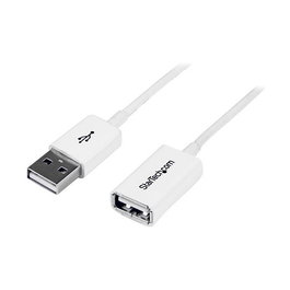 Cable USB Startech USBEXTPAA3MW USB A Blanco