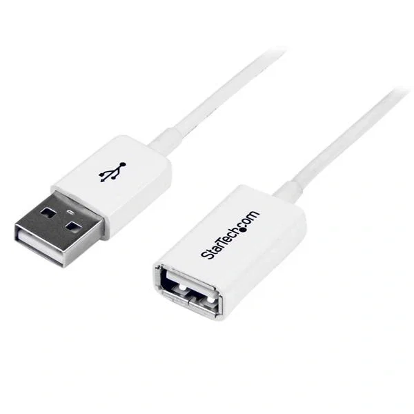 Startech Cable de Extensión USB 2.0 Macho a Hembra 3m Blanco USBEXTPAA3MW Startech Cable de Extensión USB 2.0 Macho a Hembra 3m Blanco USBEXTPAA3MW