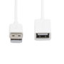 StarTech Cable de Extensión USB 2.0 de 3m, USB A Macho a Hembra, Blanco