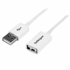StarTech Cable Extensor USB 2.0 Alargador 3m A Macho a A Hembra - Blanco