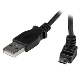 StarTech.com Cable USB A a Micro USB B de 2m con ángulo hacia arriba