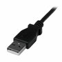 StarTech.com Cable Adaptador USB A Macho a Mini USB B Macho Acodado en Ángulo hacia Abajo 2m