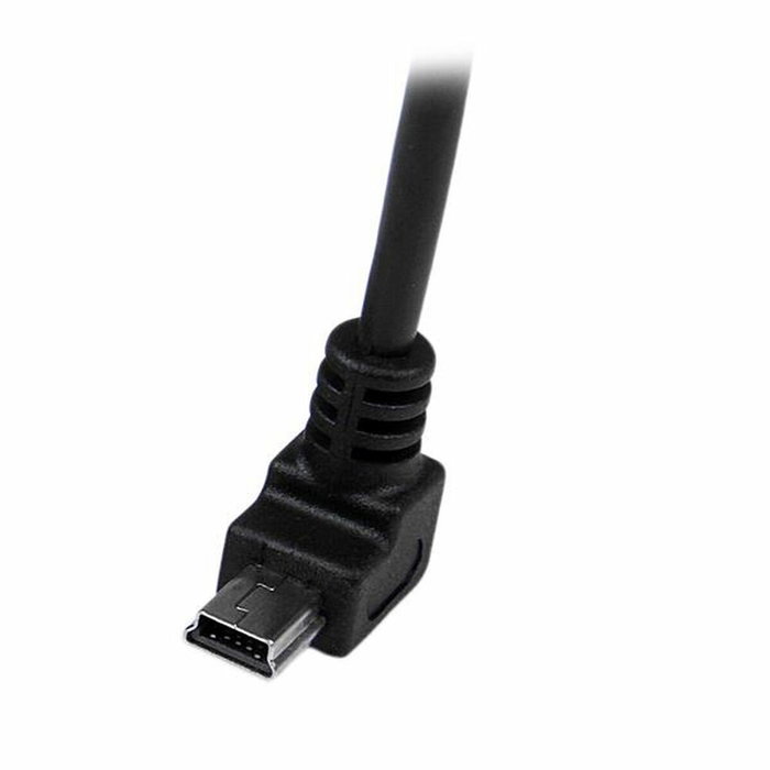 StarTech.com Cable Adaptador USB A Macho a Mini USB B Macho Acodado en Ángulo hacia Abajo 2m