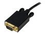 Adaptador DisplayPort a VGA Startech DP2VGAMM6B (1,8 m) Negro 1.8 m