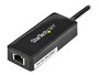 StarTech Adaptador de Red USB 3.0 a Gigabit Ethernet con Puerto USB 3.0 Extra - USB31000S - Para Portátil, Sobremesa, Windows, macOS, Linux