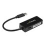 StarTech Adaptador de Red USB 3.0 a Gigabit Ethernet con Puerto USB 3.0 Extra - USB31000S - Para Portátil, Sobremesa, Windows, macOS, Linux