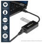 StarTech.com Adaptador de red USB 3.0 a Gigabit Ethernet con puerto USB integrado USB31000SPTB