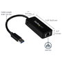 StarTech.com Adaptador de red USB 3.0 a Gigabit Ethernet con puerto USB integrado USB31000SPTB