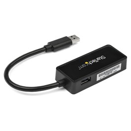 StarTech.com Adaptador de red Gigabit Ethernet USB 3.0 con puerto USB 3.0 integrado, USB31000SPTB