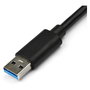 StarTech.com Adaptador de red USB 3.0 a Gigabit Ethernet con puerto USB integrado USB31000SPTB