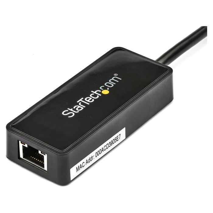 StarTech.com Adaptador de red USB 3.0 a Gigabit Ethernet con puerto USB integrado USB31000SPTB