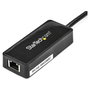StarTech.com Adaptador de red USB 3.0 a Gigabit Ethernet con puerto USB integrado USB31000SPTB