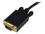 StarTech.com Cable Adaptador DisplayPort a VGA Activo 3.05m (3m) - Conversión hasta 1920x1200 WUXGA - DP20Pins a HD15