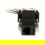 StarTech Adaptador Modular DB9 Macho a RJ45 Hembra Negro