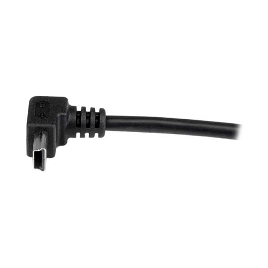 Startechcom Cable USB tipo A a Mini USB Acodado 1m Negro Startechcom Cable USB tipo A a Mini USB Acodado 1m Negro
