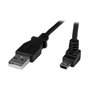 Startechcom Cable USB tipo A a Mini USB Acodado 1m Negro