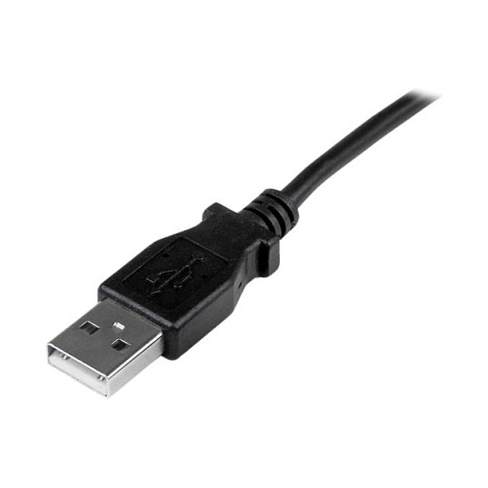 Startechcom Cable USB tipo A a Mini USB Acodado 1m Negro Startechcom Cable USB tipo A a Mini USB Acodado 1m Negro