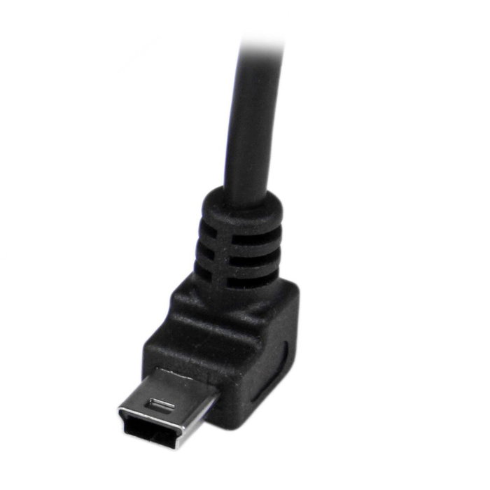 Startechcom Cable USB Tipo A a Mini USB Acodado 1m Negro USBAMB1MU Startechcom Cable USB Tipo A a Mini USB Acodado 1m Negro USBAMB1MU