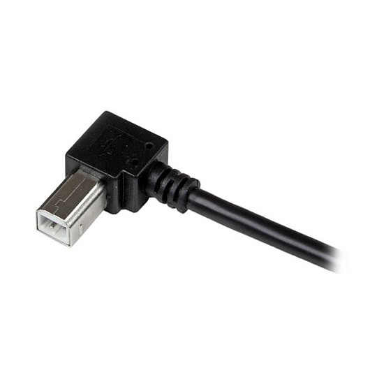 Cable USB A a USB B Startech USBAB1MR Negro