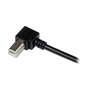 Cable USB A a USB B Startech USBAB1MR Negro
