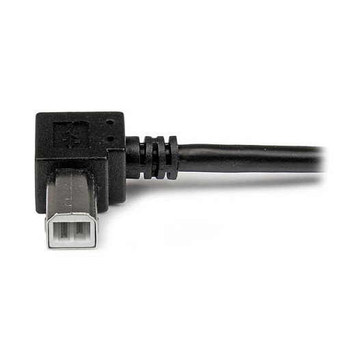 Cable USB A a USB B Startech USBAB1MR Negro