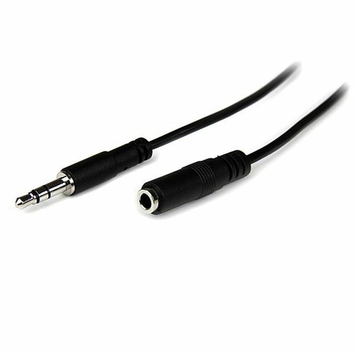Cable Alargador Jack (3,5 mm) Startech MU2MMFS (2 m) Negro Cable Alargador Jack (3,5 mm) Startech MU2MMFS (2 m) Negro