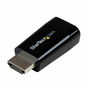 Adaptador HDMI Startech HD2VGAMICRO Negro