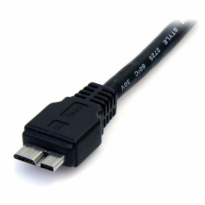 Startech Cable USB 3.0 SuperSpeed Micro USB B a USB A 50 cm Negro Startech Cable USB 3.0 SuperSpeed Micro USB B a USB A 50 cm Negro