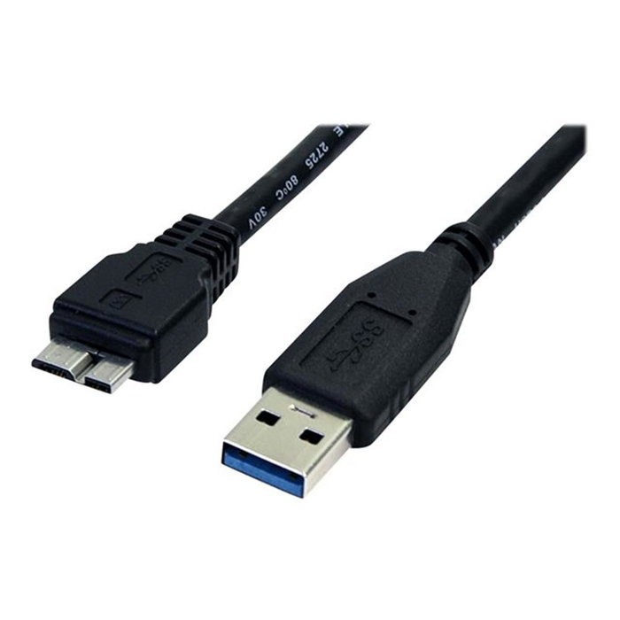 StarTech Cable USB 3.0 SuperSpeed USB A a Micro USB B, 5 Gbps, 50 cm, Blindado, Negro StarTech Cable USB 3.0 SuperSpeed USB A a Micro USB B, 5 Gbps, 50 cm, Blindado, Negro