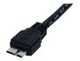 StarTech Cable USB 3.0 SuperSpeed USB A a Micro USB B, 5 Gbps, 50 cm, Blindado, Negro