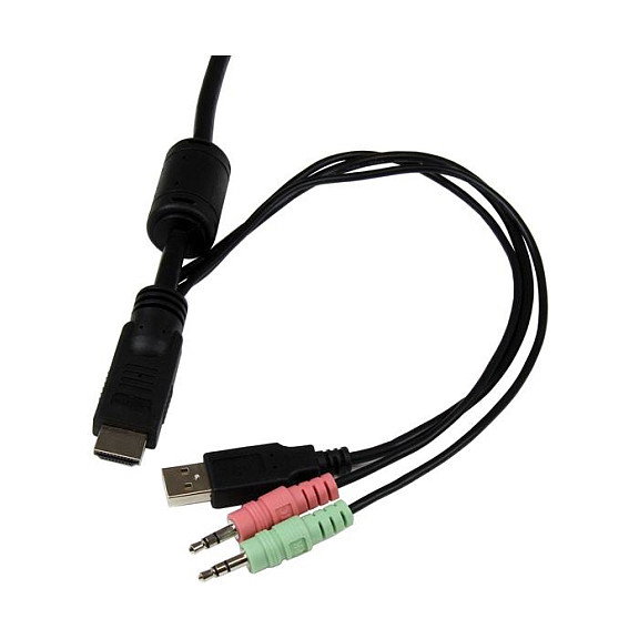 StarTech.com KVM Switch 2 Puertos HDMI USB con Cables Integrados SV211HDUA StarTech.com KVM Switch 2 Puertos HDMI USB con Cables Integrados SV211HDUA