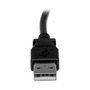 StarTech.com Cable USB 2.0 A a B en Ángulo Recto, Macho a Macho, 2 Metros, Negro, 480 Mbit/s