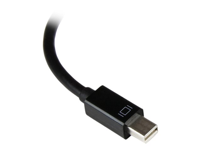 StarTech Adaptador Mini DisplayPort a VGA MDP2VGA2, Convertidor Activo con Resolución Full HD 1920x1200, Compatible con Mac y PC, Conector Mini DP Macho a VGA Hembra, Negro