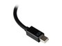 StarTech Adaptador Mini DisplayPort a VGA MDP2VGA2, Convertidor Activo con Resolución Full HD 1920x1200, Compatible con Mac y PC, Conector Mini DP Macho a VGA Hembra, Negro