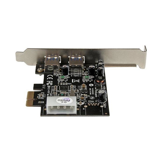 StarTech.com Adaptador Tarjeta Controladora PCI Express 2 Puertos USB 3.0 con UASP, PCIe USB 3.2 Gen 1, Full/Low Profile, Incluye Cable SATA - µPD720202 StarTech.com Adaptador Tarjeta Controladora PCI Express 2 Puertos USB 3.0 con UASP, PCIe USB 3.2 Gen 1, Full/Low Profile, Incluye Cable SATA - µPD720202